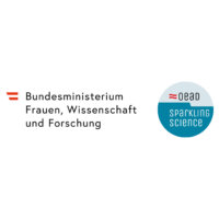 Logo Bundesministerium für Frauen, Wissenschaft und Forschung und darunter Logo OeAD Sparkling Science
